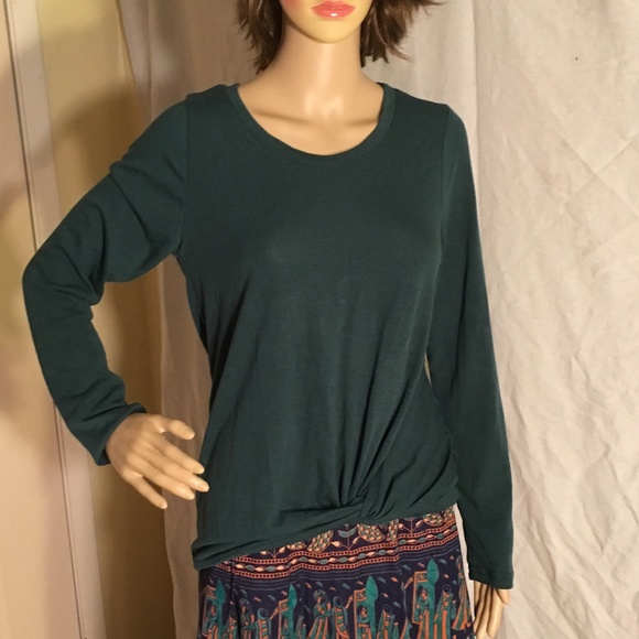 ❤️HOST PICK! NIB Leo Rosi Women's Serena TwistFront Top Green, Small - Picture 3 of 5